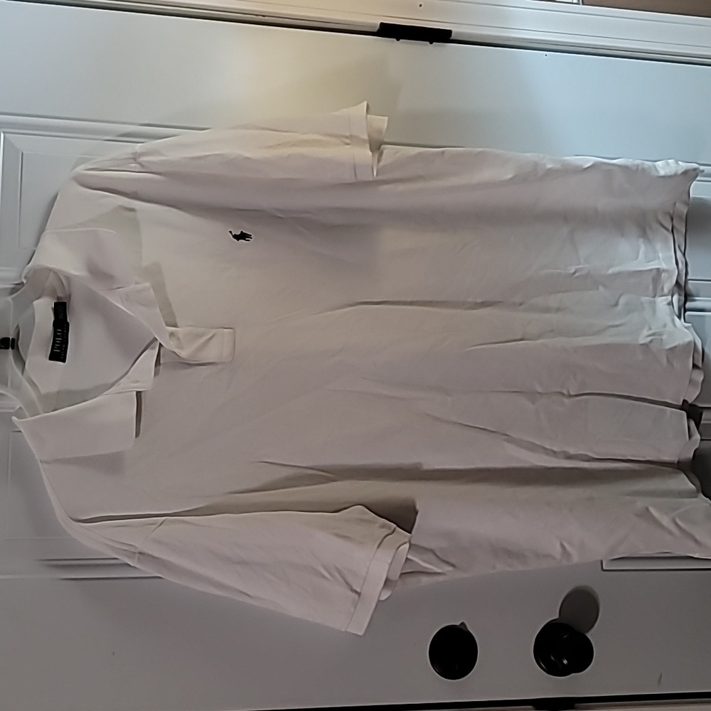 Ralph Lauren White Polo with Navy Pony Embroidery - Picture 3 of 12